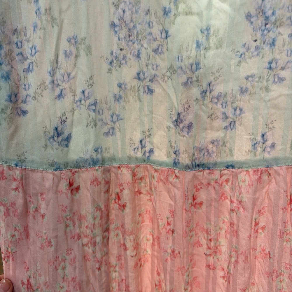 LoveShackFancy Pink and Blue Maxi Dress - Picture 4 of 5